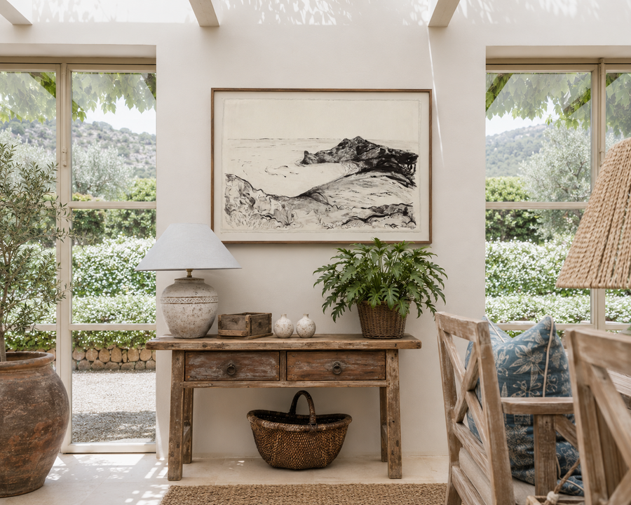 Hout Bay artwork in an interior by Careshia Esperanza