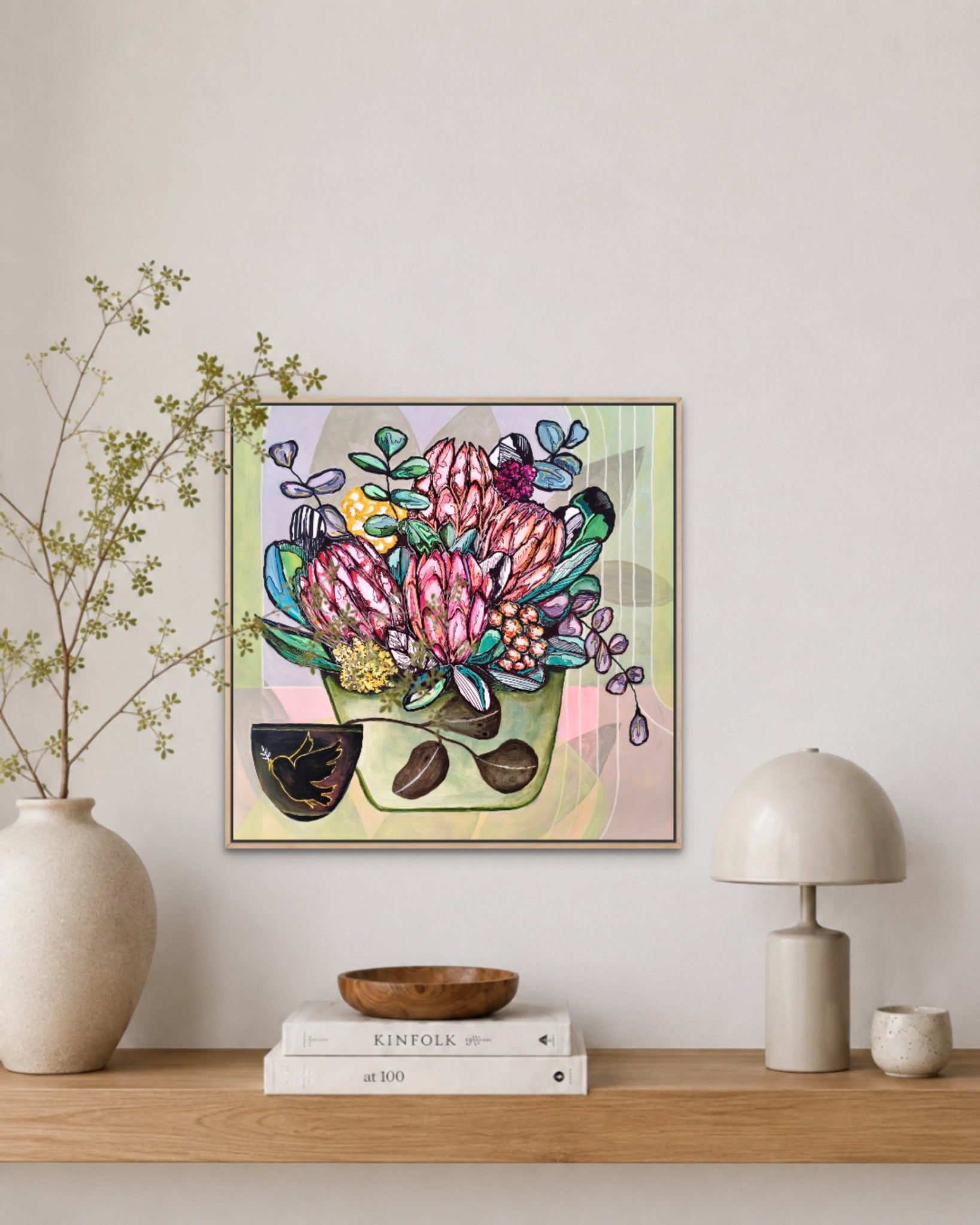 Keeper of the Summit’s Harvest artwork lifestyle photograph