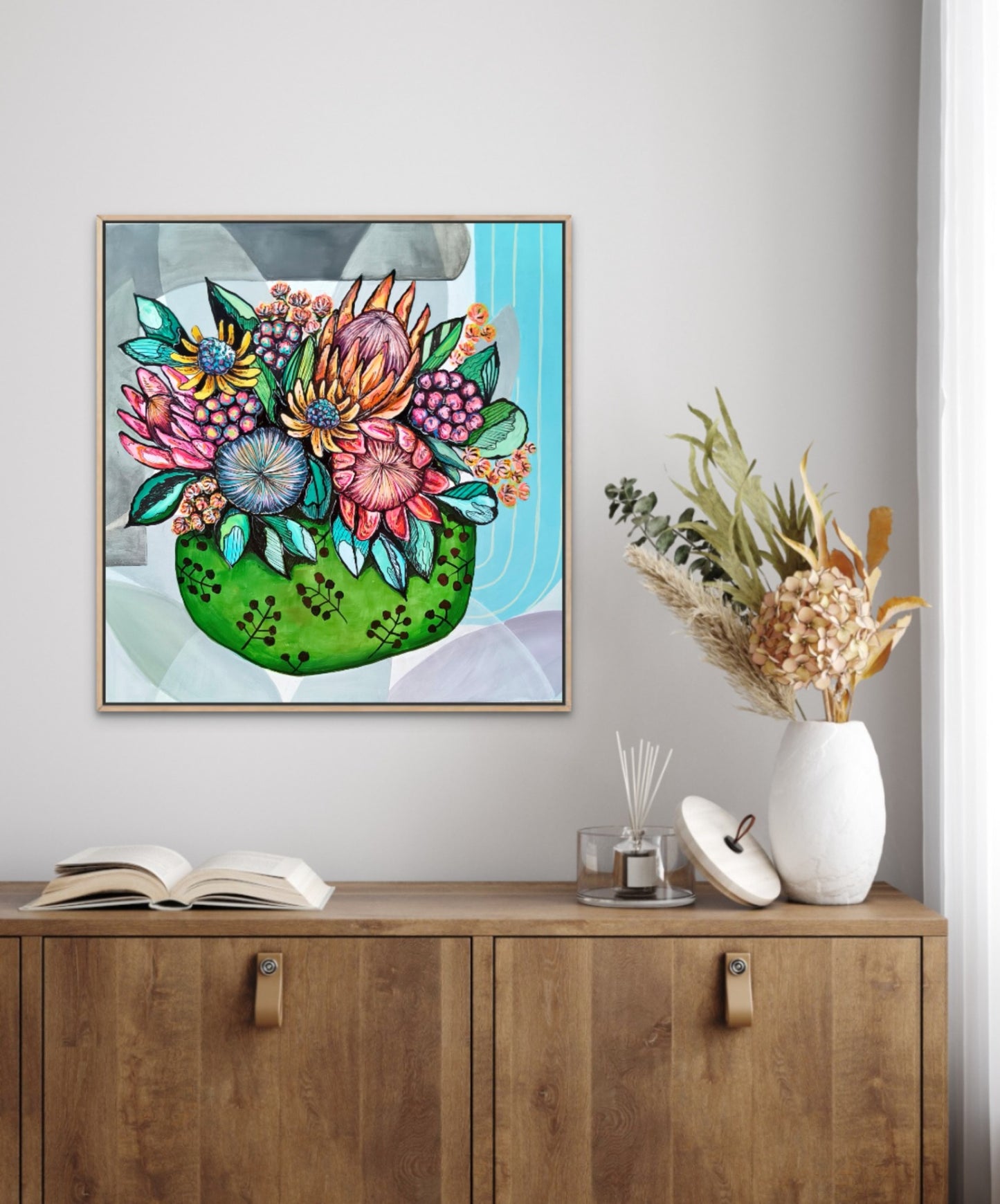 Mountain Bloom artwork lifestyle photograph